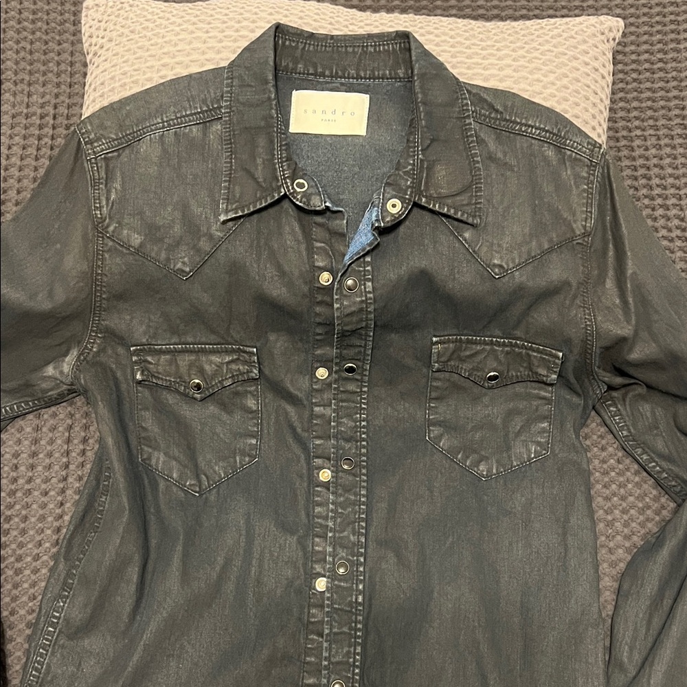 Sandro DenimButton-Up Shirt